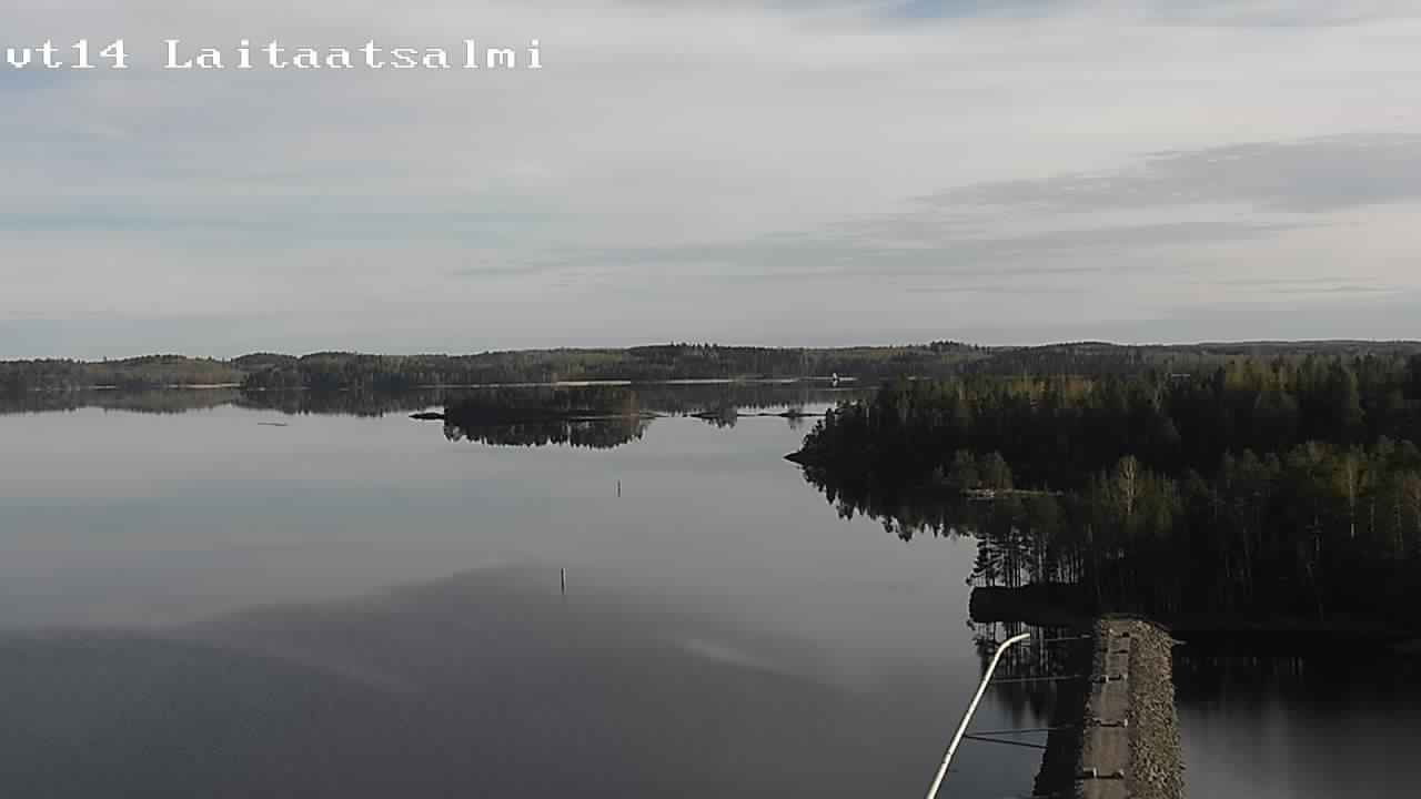 Weather Camera Image Road 14 Savonlinna, Laitaatsalmi, Savonlinna, Etelä-Savo