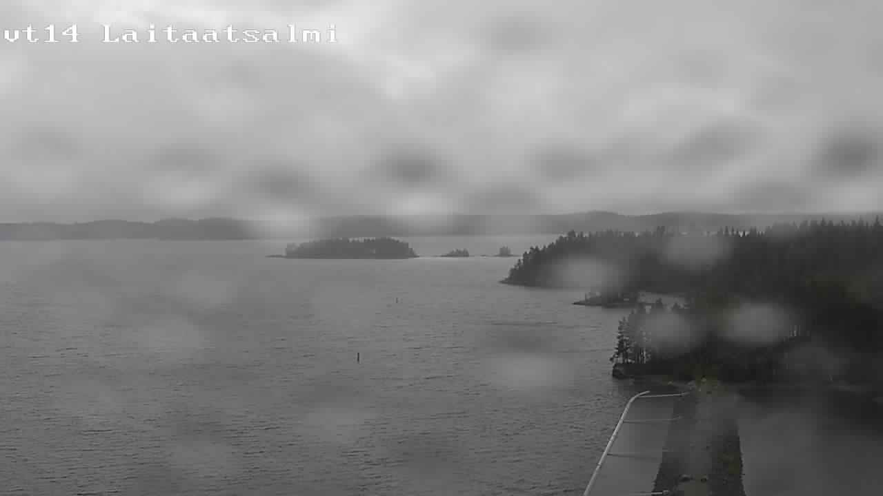 Weather Camera Image Road 14 Savonlinna, Laitaatsalmi, Savonlinna, Etelä-Savo