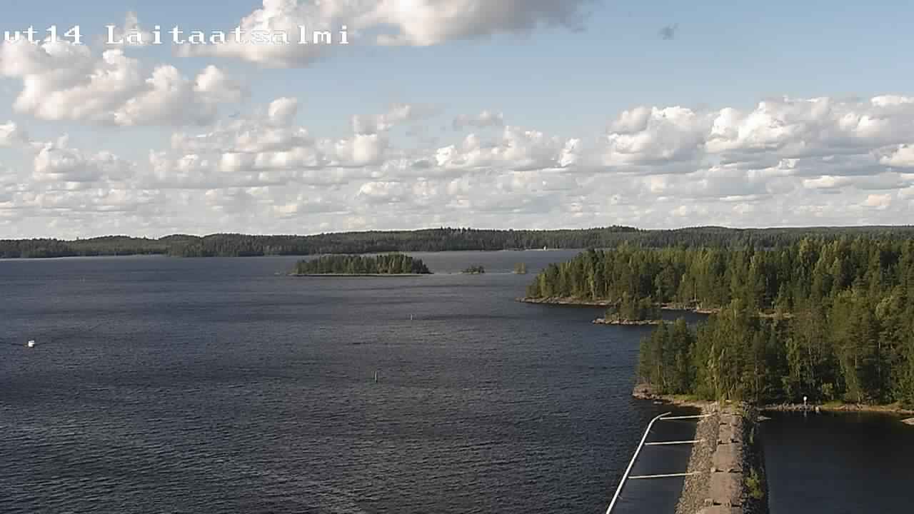 Weather Camera Image Road 14 Savonlinna, Laitaatsalmi, Savonlinna, Etelä-Savo