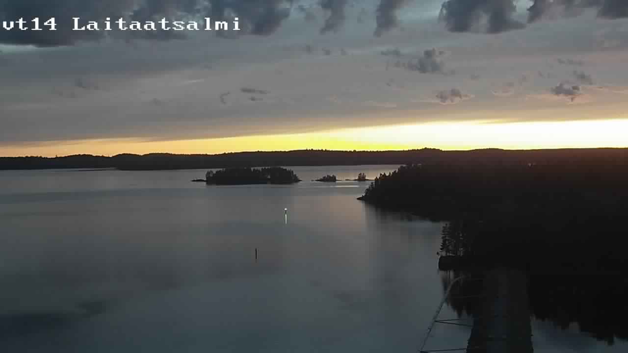 Weather Camera Image Road 14 Savonlinna, Laitaatsalmi, Savonlinna, Etelä-Savo