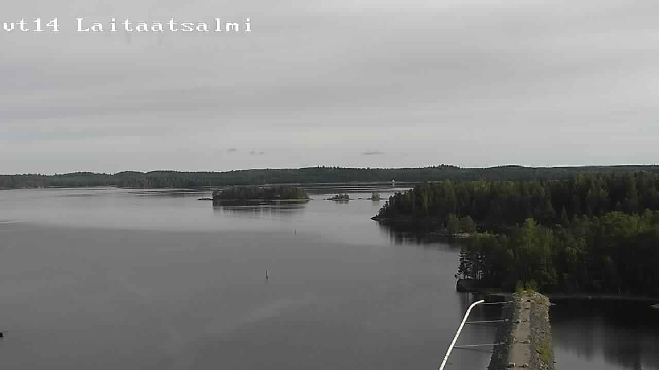 Weather Camera Image Road 14 Savonlinna, Laitaatsalmi, Savonlinna, Etelä-Savo