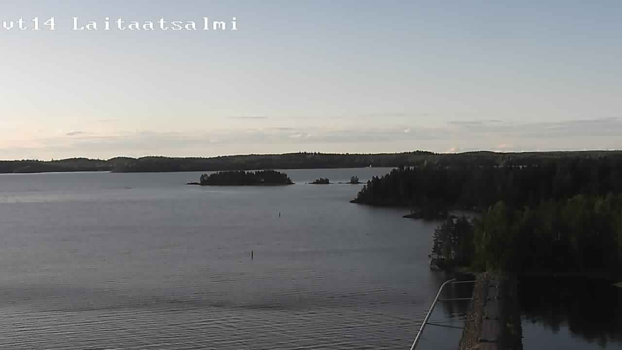 Weather Camera Image Road 14 Savonlinna, Laitaatsalmi, Savonlinna, Etelä-Savo