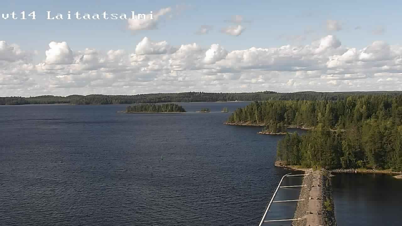 Weather Camera Image Road 14 Savonlinna, Laitaatsalmi, Savonlinna, Etelä-Savo
