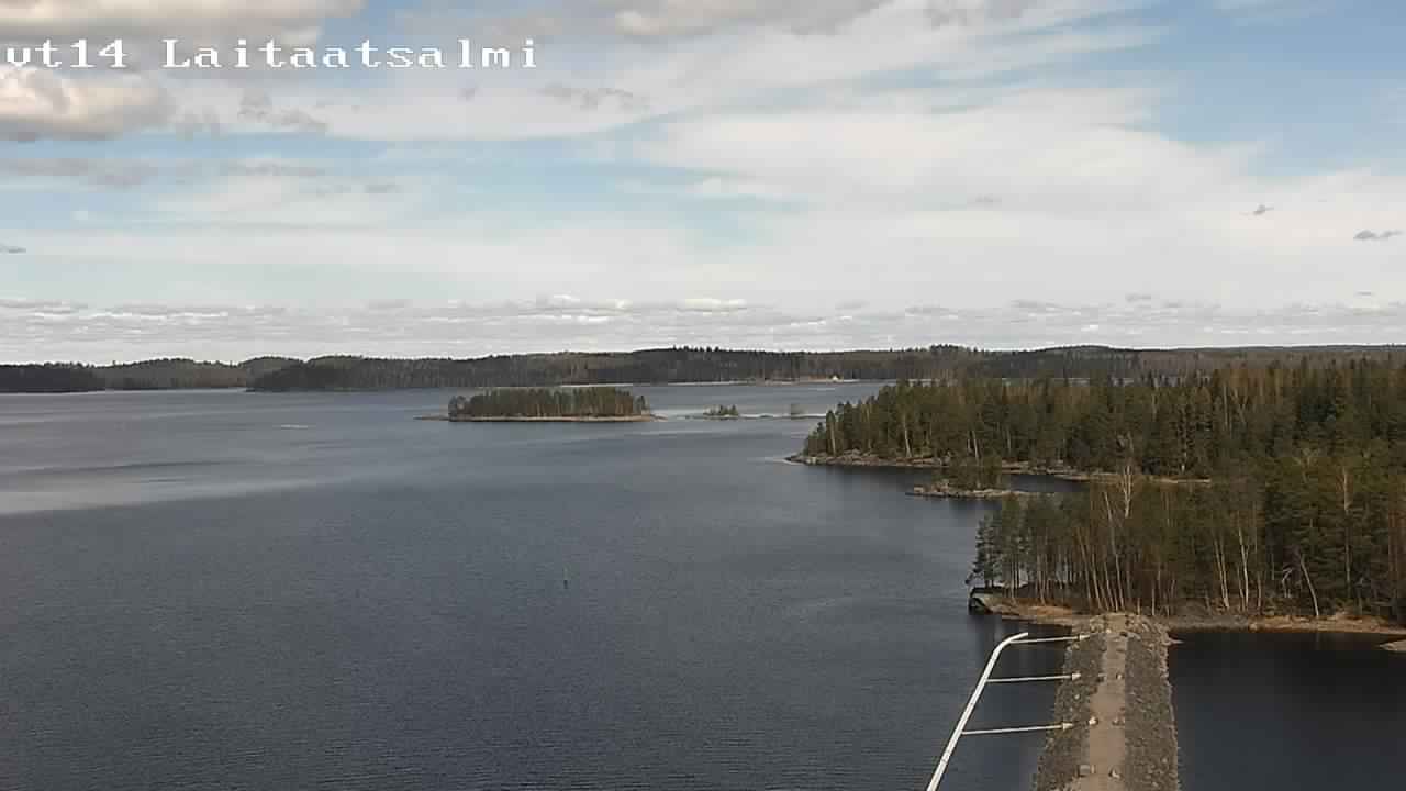 Weather Camera Image Väg 14 Nyslott, Laitaatsalmi, Savonlinna, Etelä-Savo