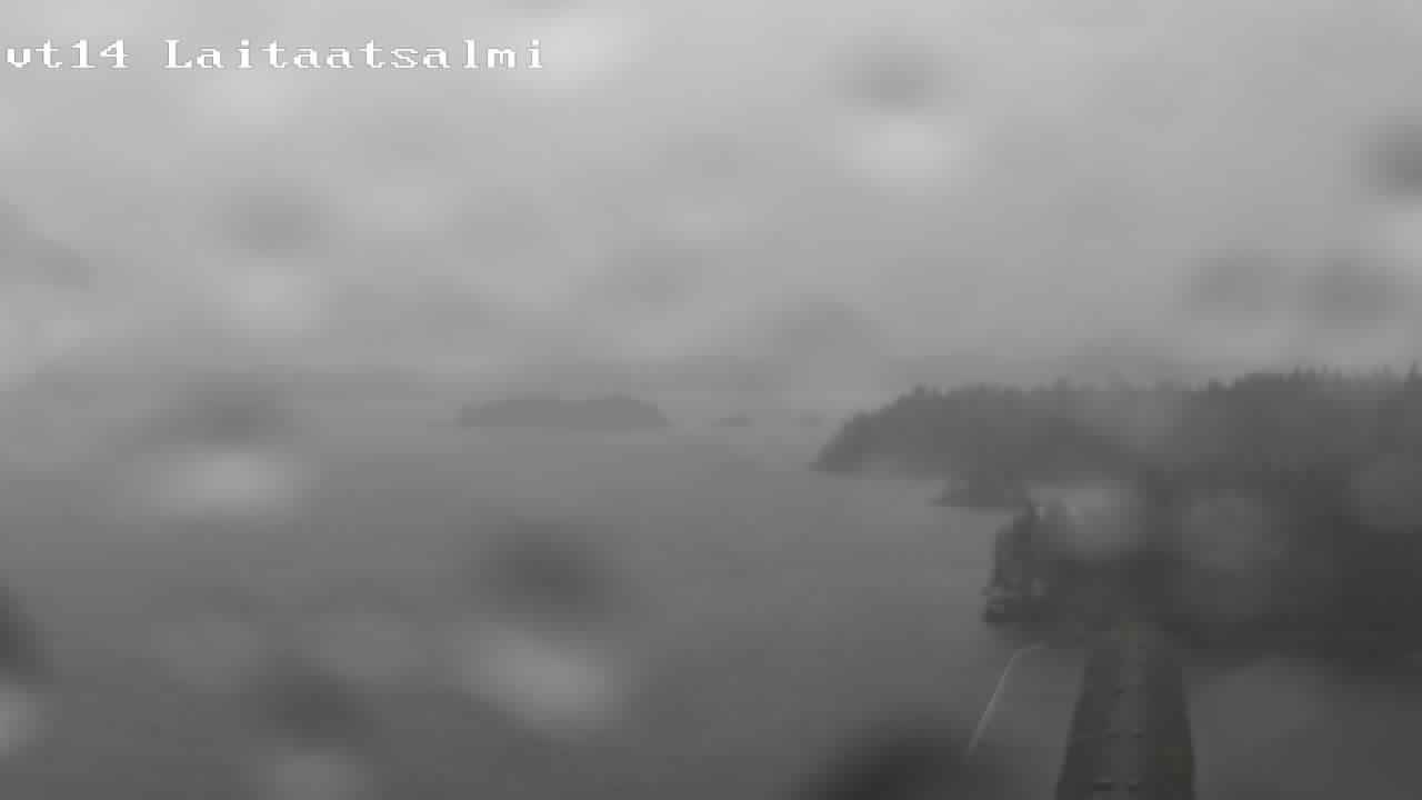 Weather Camera Image Road 14 Savonlinna, Laitaatsalmi, Savonlinna, Etelä-Savo