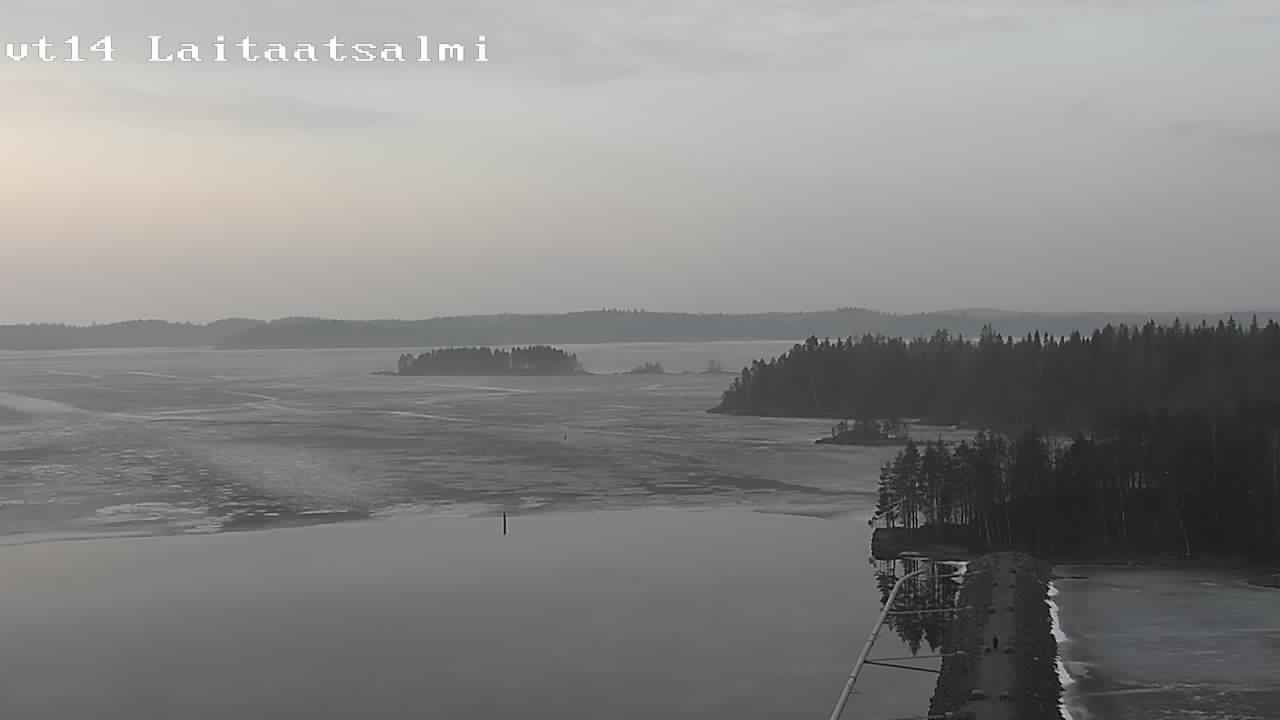 Weather Camera Image Road 14 Savonlinna, Laitaatsalmi, Savonlinna, Etelä-Savo