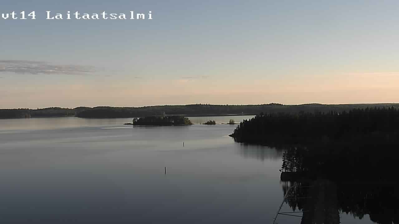 Weather Camera Image Road 14 Savonlinna, Laitaatsalmi, Savonlinna, Etelä-Savo
