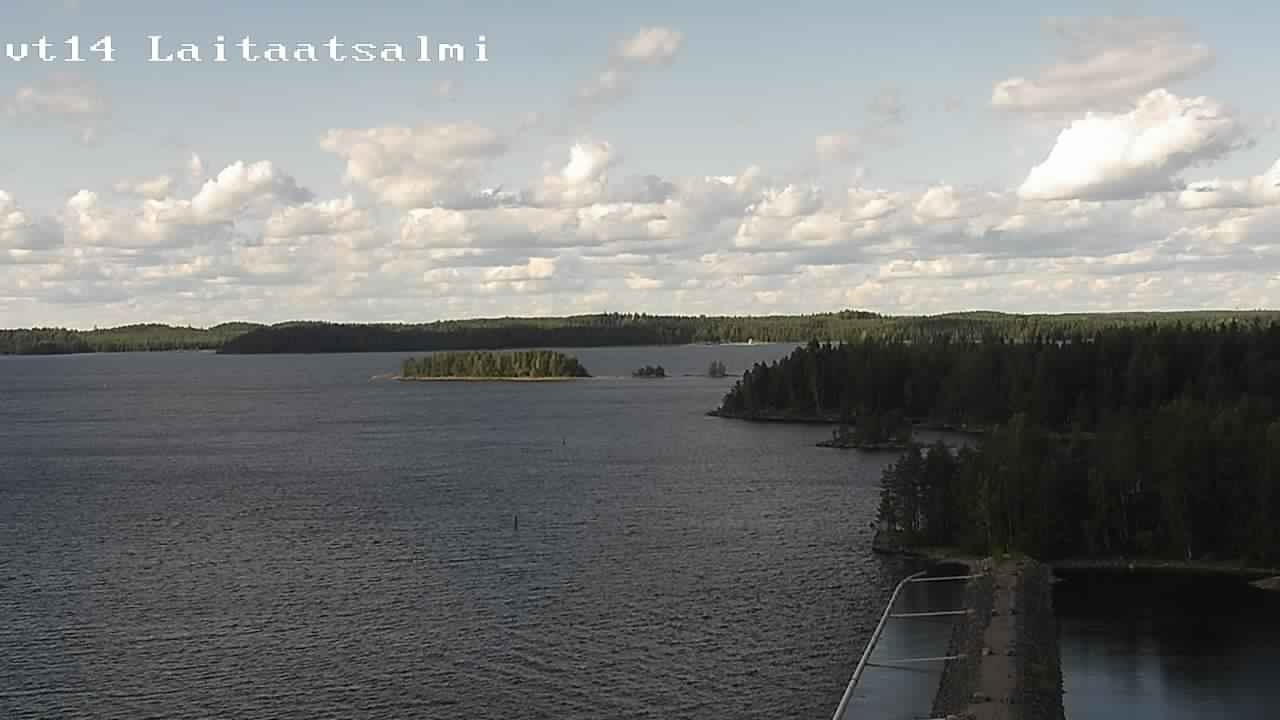 Weather Camera Image Road 14 Savonlinna, Laitaatsalmi, Savonlinna, Etelä-Savo