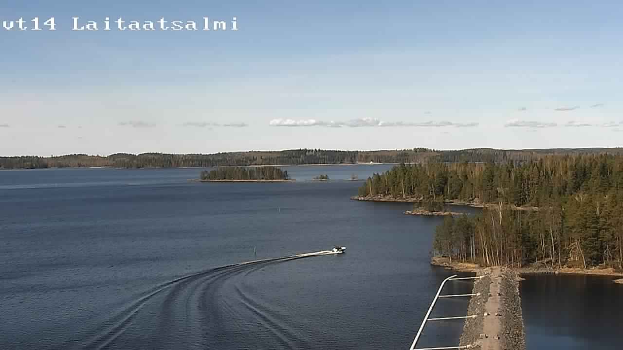 Weather Camera Image Väg 14 Nyslott, Laitaatsalmi, Savonlinna, Etelä-Savo