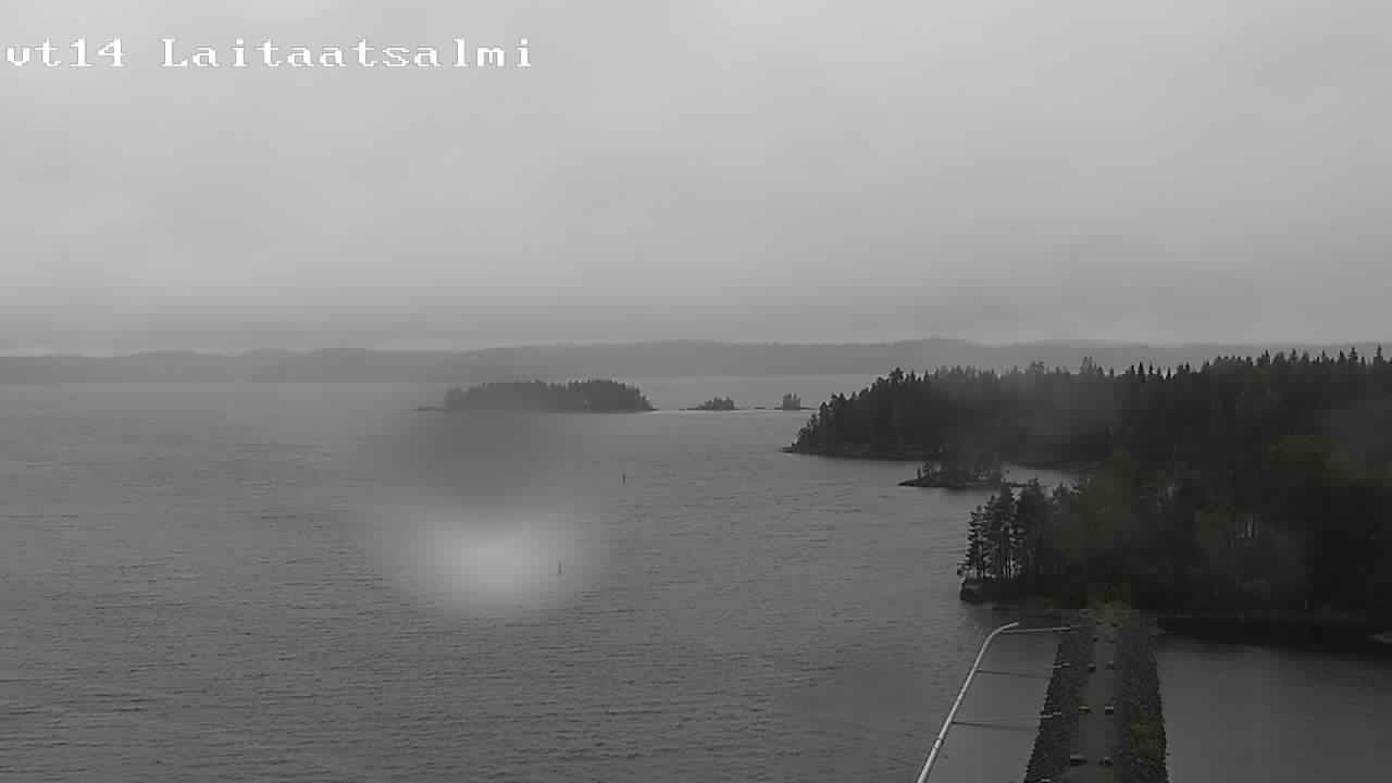 Weather Camera Image Road 14 Savonlinna, Laitaatsalmi, Savonlinna, Etelä-Savo