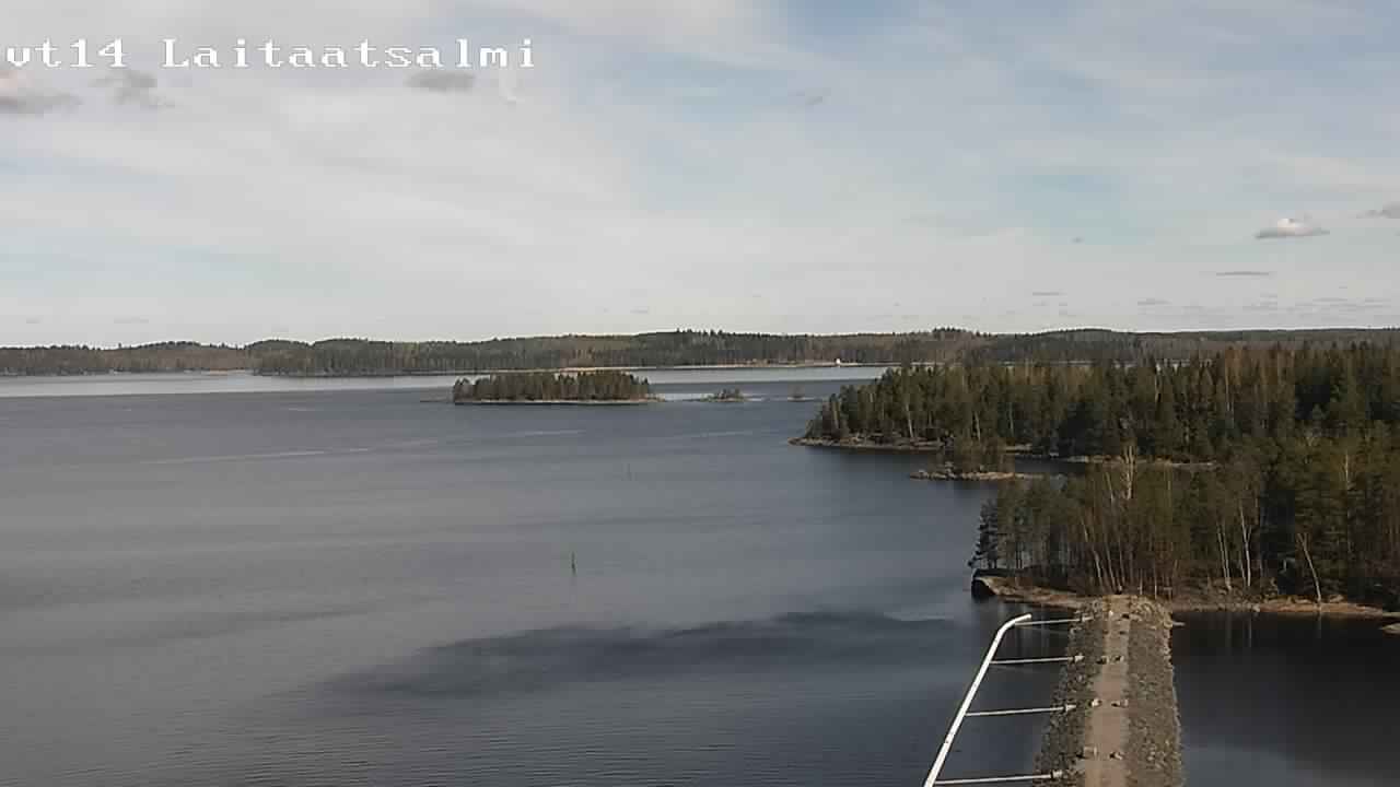 Weather Camera Image Väg 14 Nyslott, Laitaatsalmi, Savonlinna, Etelä-Savo