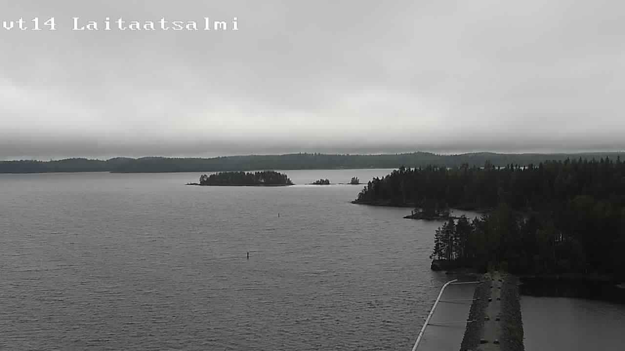 Weather Camera Image Road 14 Savonlinna, Laitaatsalmi, Savonlinna, Etelä-Savo