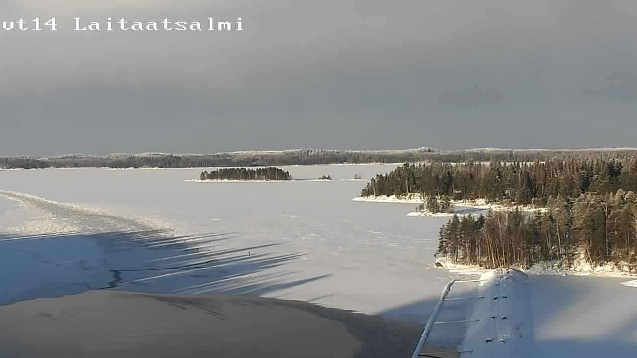 Weather Camera Image Väg 14 Nyslott, Laitaatsalmi, Savonlinna, Etelä-Savo