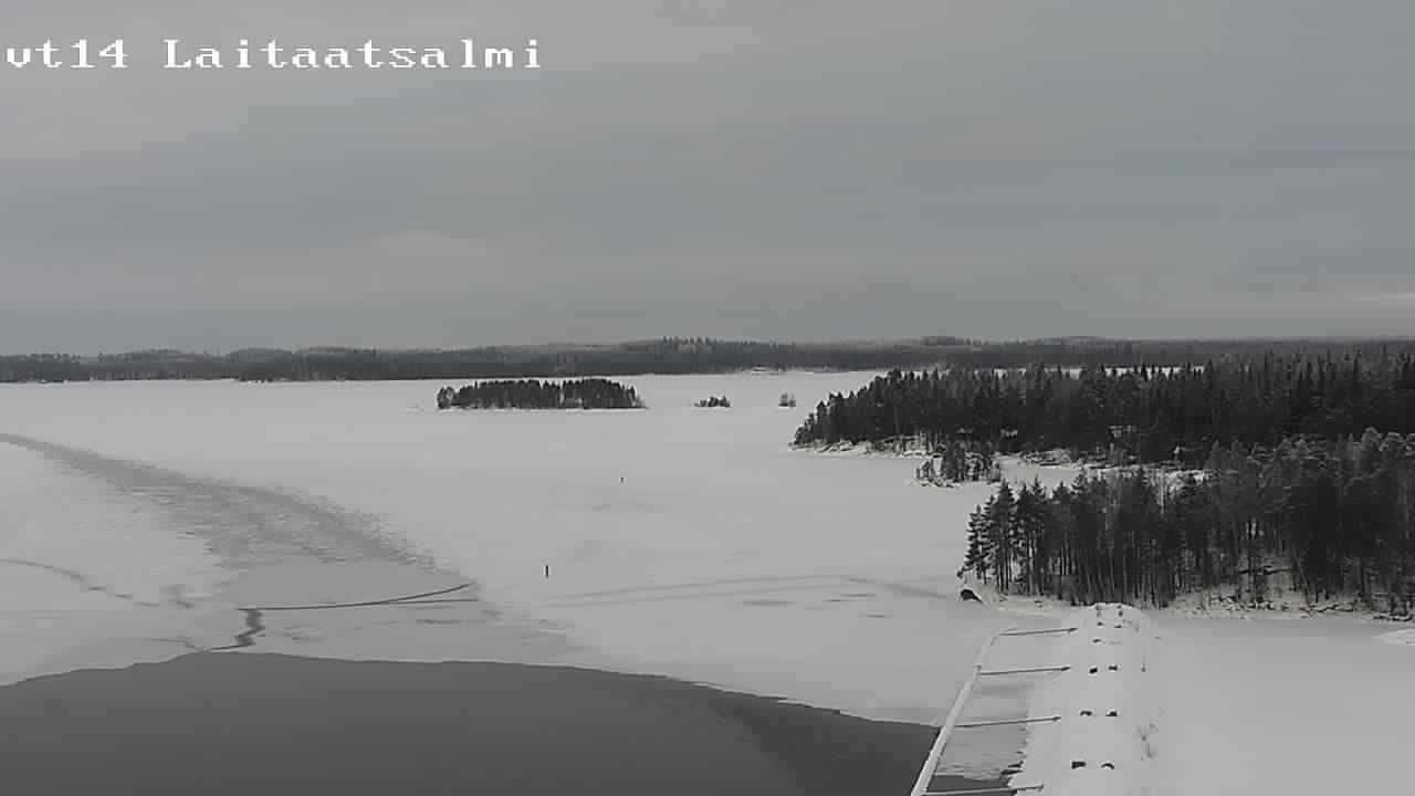 Weather Camera Image Väg 14 Nyslott, Laitaatsalmi, Savonlinna, Etelä-Savo