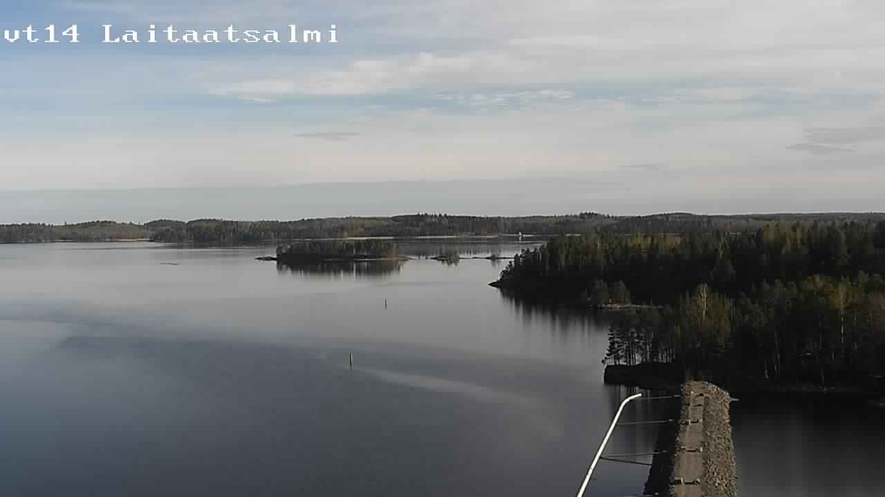 Weather Camera Image Road 14 Savonlinna, Laitaatsalmi, Savonlinna, Etelä-Savo