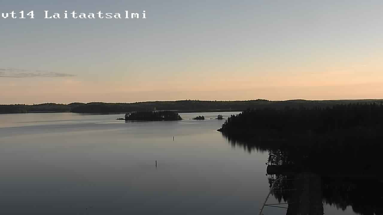 Weather Camera Image Road 14 Savonlinna, Laitaatsalmi, Savonlinna, Etelä-Savo