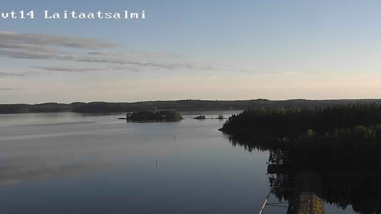 Weather Camera Image Road 14 Savonlinna, Laitaatsalmi, Savonlinna, Etelä-Savo