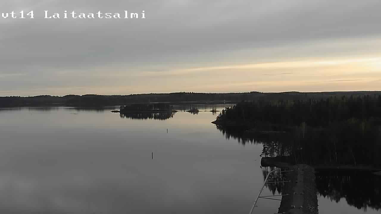 Weather Camera Image Väg 14 Nyslott, Laitaatsalmi, Savonlinna, Etelä-Savo