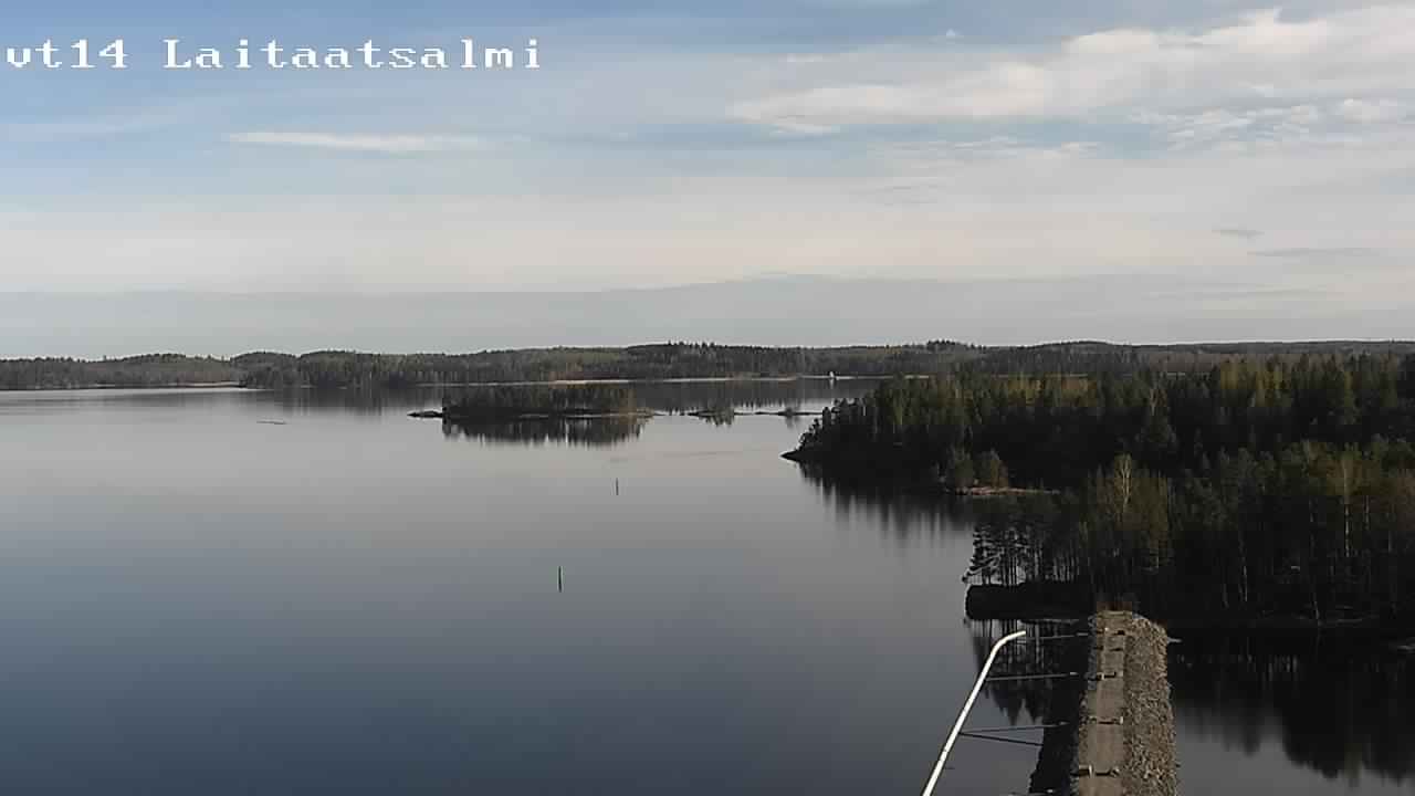 Weather Camera Image Road 14 Savonlinna, Laitaatsalmi, Savonlinna, Etelä-Savo