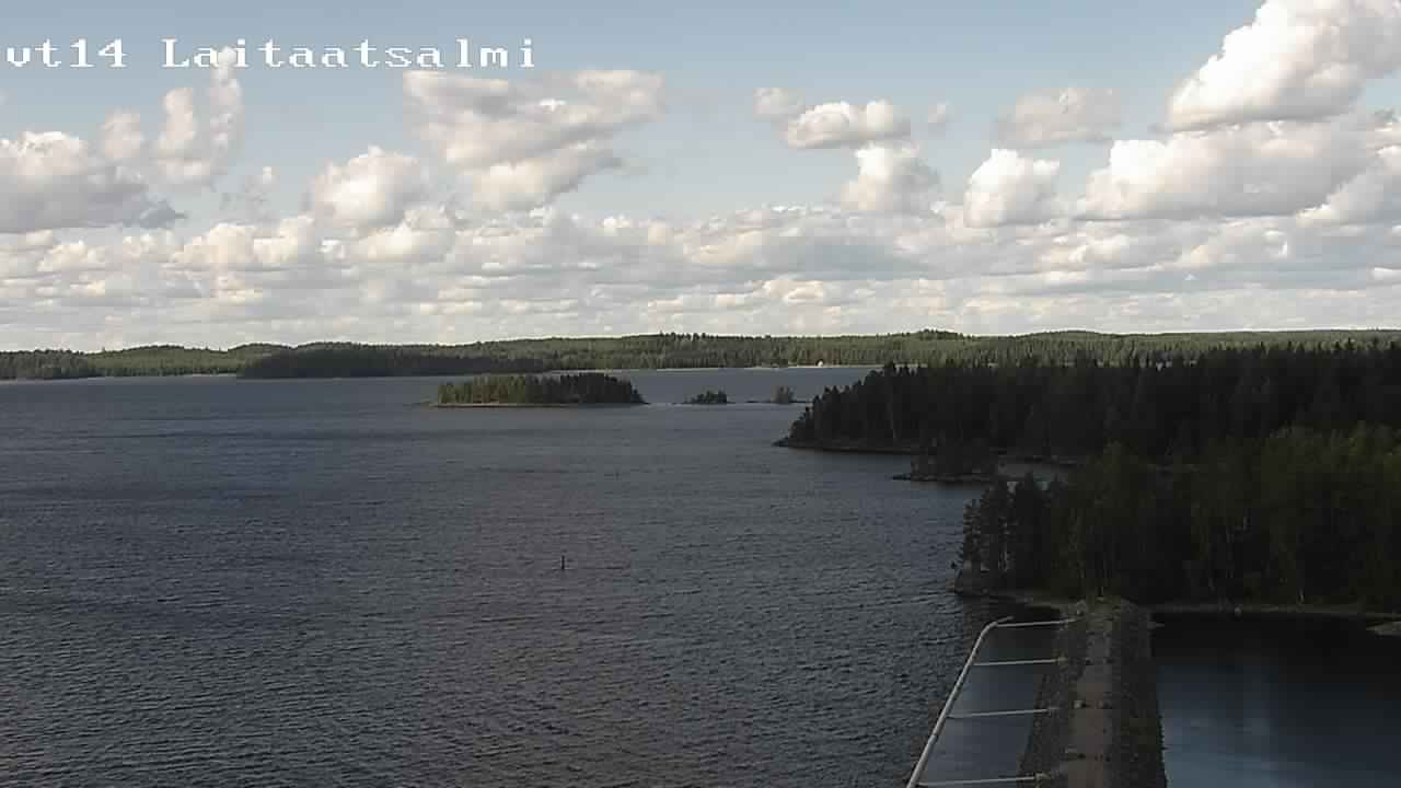 Weather Camera Image Road 14 Savonlinna, Laitaatsalmi, Savonlinna, Etelä-Savo