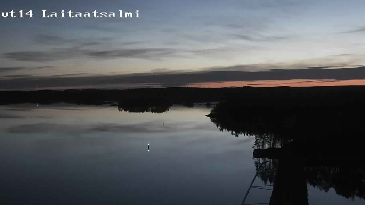 Weather Camera Image Väg 14 Nyslott, Laitaatsalmi, Savonlinna, Etelä-Savo