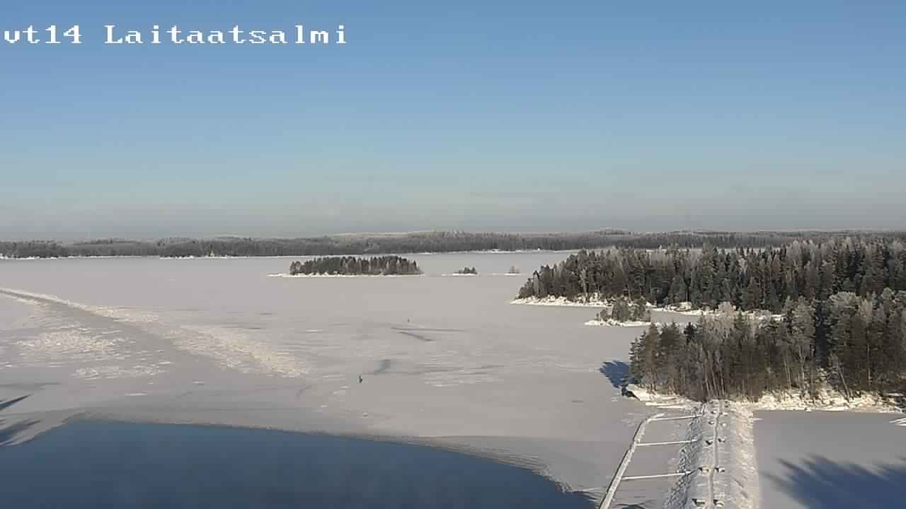 Kelikamerat Kuva Tie 14 Savonlinna, Laitaatsalmi silta, Savonlinna, Etelä-Savo