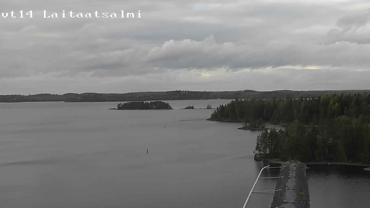 Weather Camera Image Road 14 Savonlinna, Laitaatsalmi, Savonlinna, Etelä-Savo
