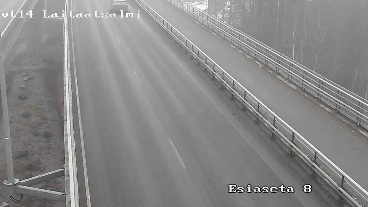 Weather Camera Image Väg 14 Nyslott, Laitaatsalmi, Savonlinna, Etelä-Savo