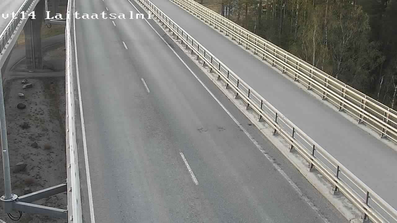 Weather Camera Image Väg 14 Nyslott, Laitaatsalmi, Savonlinna, Etelä-Savo