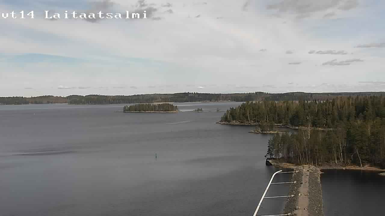 Weather Camera Image Väg 14 Nyslott, Laitaatsalmi, Savonlinna, Etelä-Savo