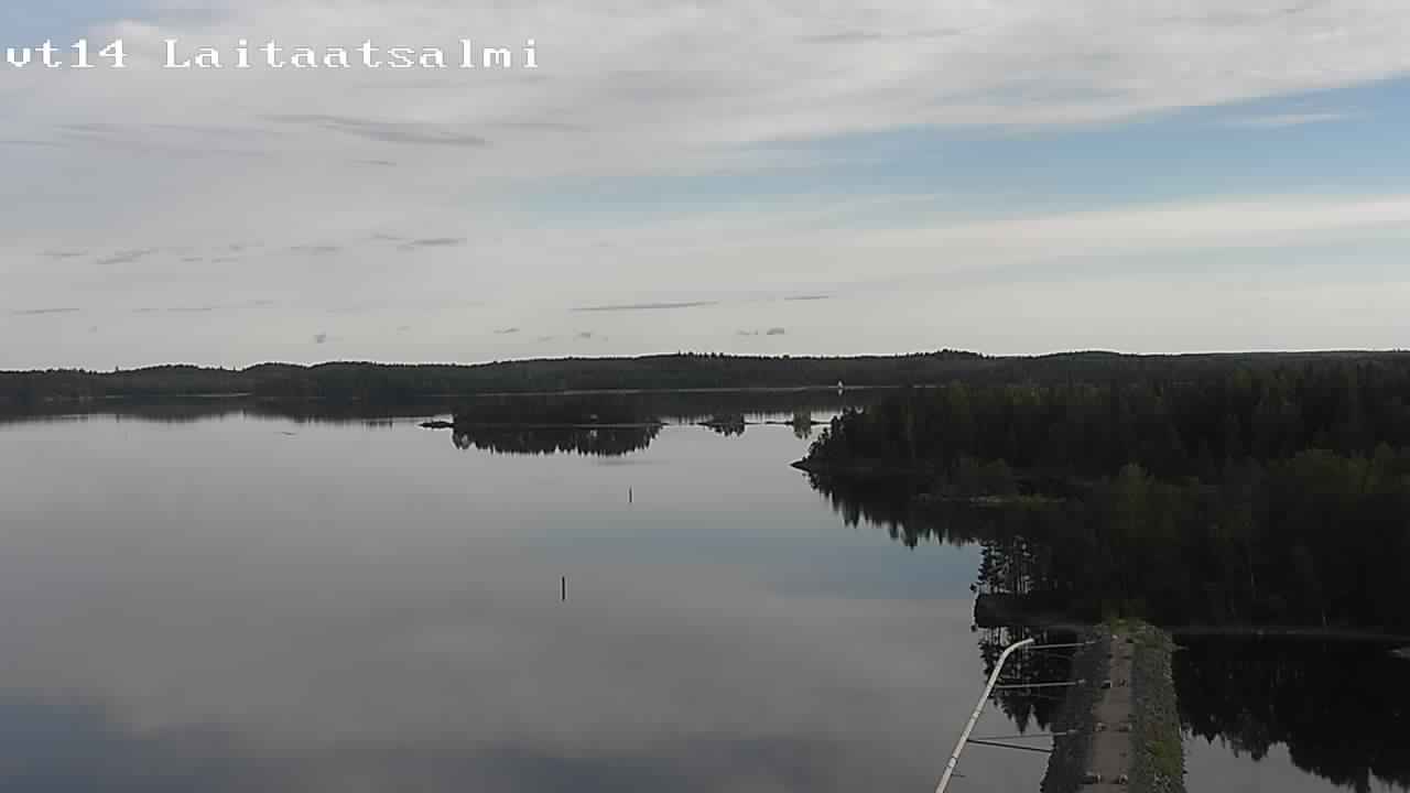 Weather Camera Image Road 14 Savonlinna, Laitaatsalmi, Savonlinna, Etelä-Savo