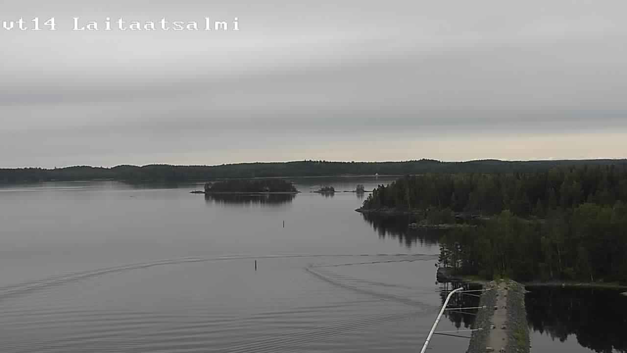 Weather Camera Image Väg 14 Nyslott, Laitaatsalmi, Savonlinna, Etelä-Savo