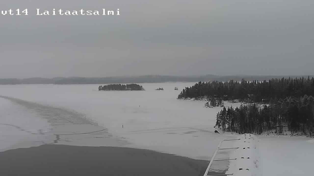 Weather Camera Image Väg 14 Nyslott, Laitaatsalmi, Savonlinna, Etelä-Savo