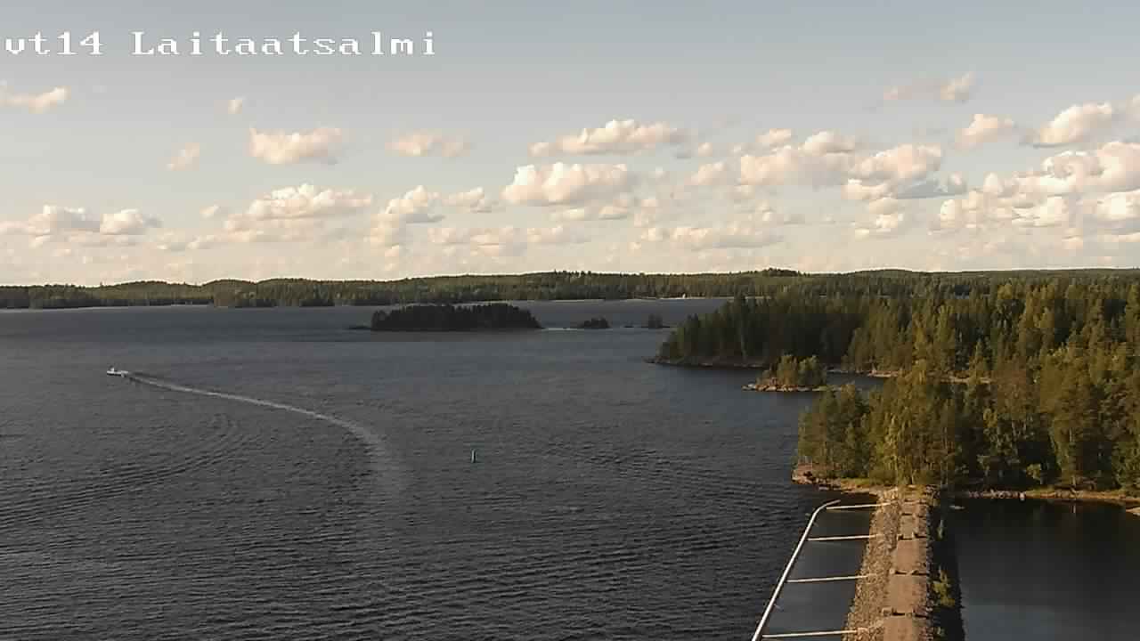 Weather Camera Image Road 14 Savonlinna, Laitaatsalmi, Savonlinna, Etelä-Savo