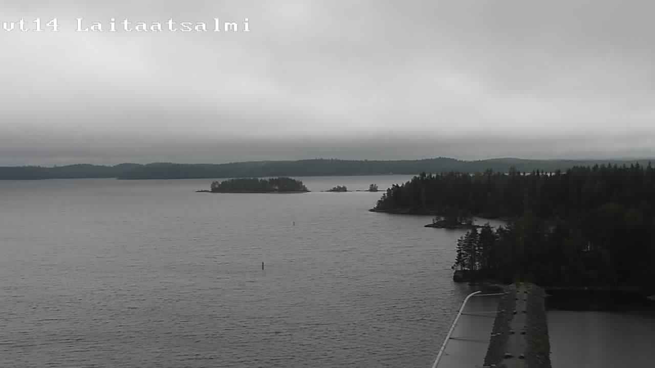 Weather Camera Image Road 14 Savonlinna, Laitaatsalmi, Savonlinna, Etelä-Savo