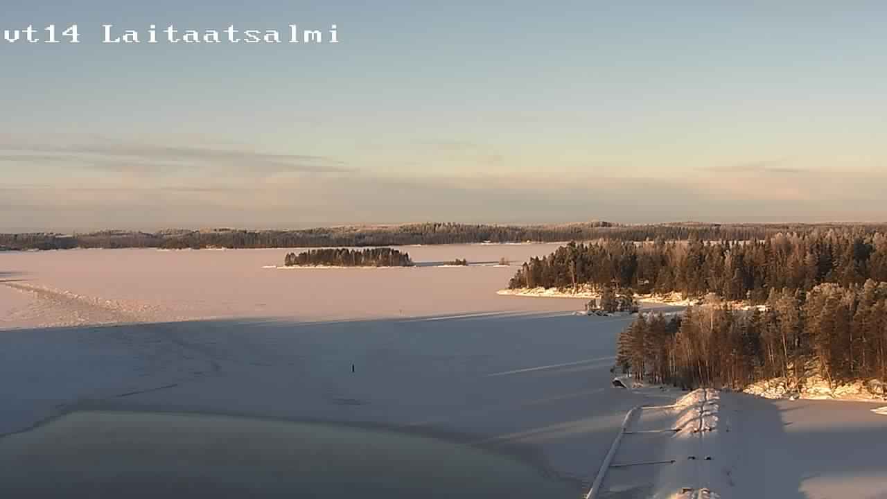 Kelikamerat Kuva Tie 14 Savonlinna, Laitaatsalmi silta, Savonlinna, Etelä-Savo