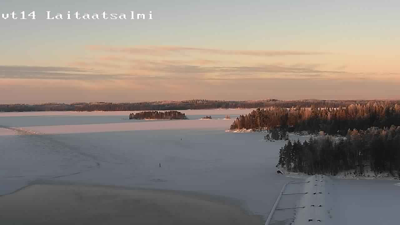 Kelikamerat Kuva Tie 14 Savonlinna, Laitaatsalmi silta, Savonlinna, Etelä-Savo