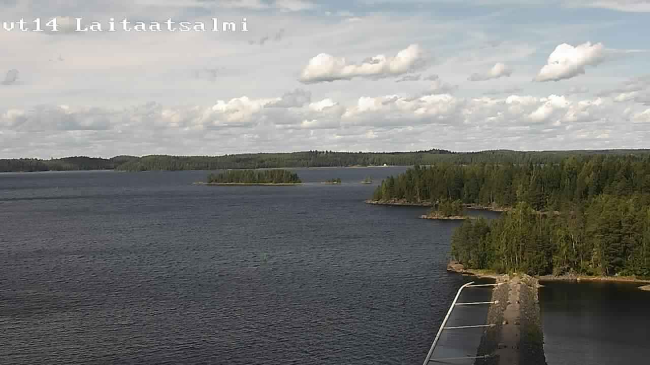 Weather Camera Image Road 14 Savonlinna, Laitaatsalmi, Savonlinna, Etelä-Savo