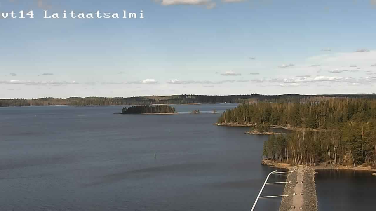 Weather Camera Image Väg 14 Nyslott, Laitaatsalmi, Savonlinna, Etelä-Savo
