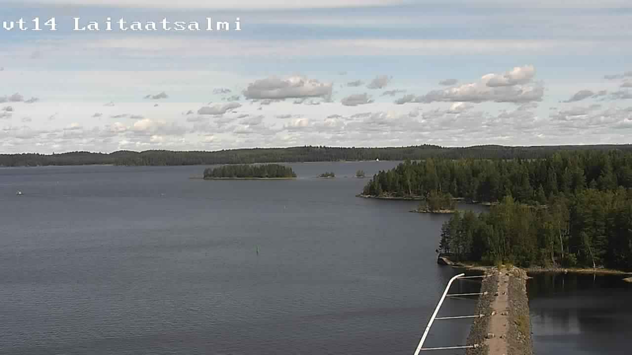Weather Camera Image Road 14 Savonlinna, Laitaatsalmi, Savonlinna, Etelä-Savo