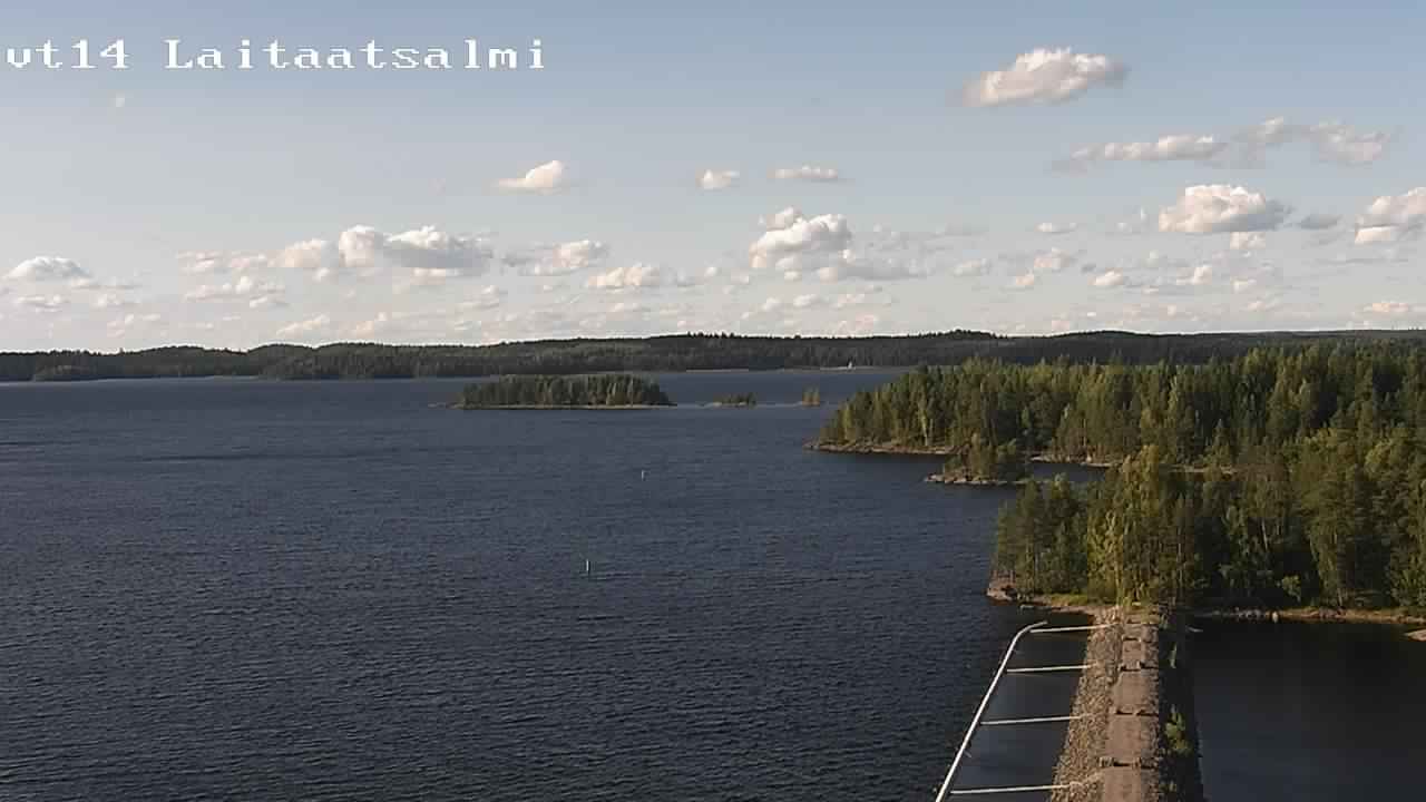 Weather Camera Image Road 14 Savonlinna, Laitaatsalmi, Savonlinna, Etelä-Savo
