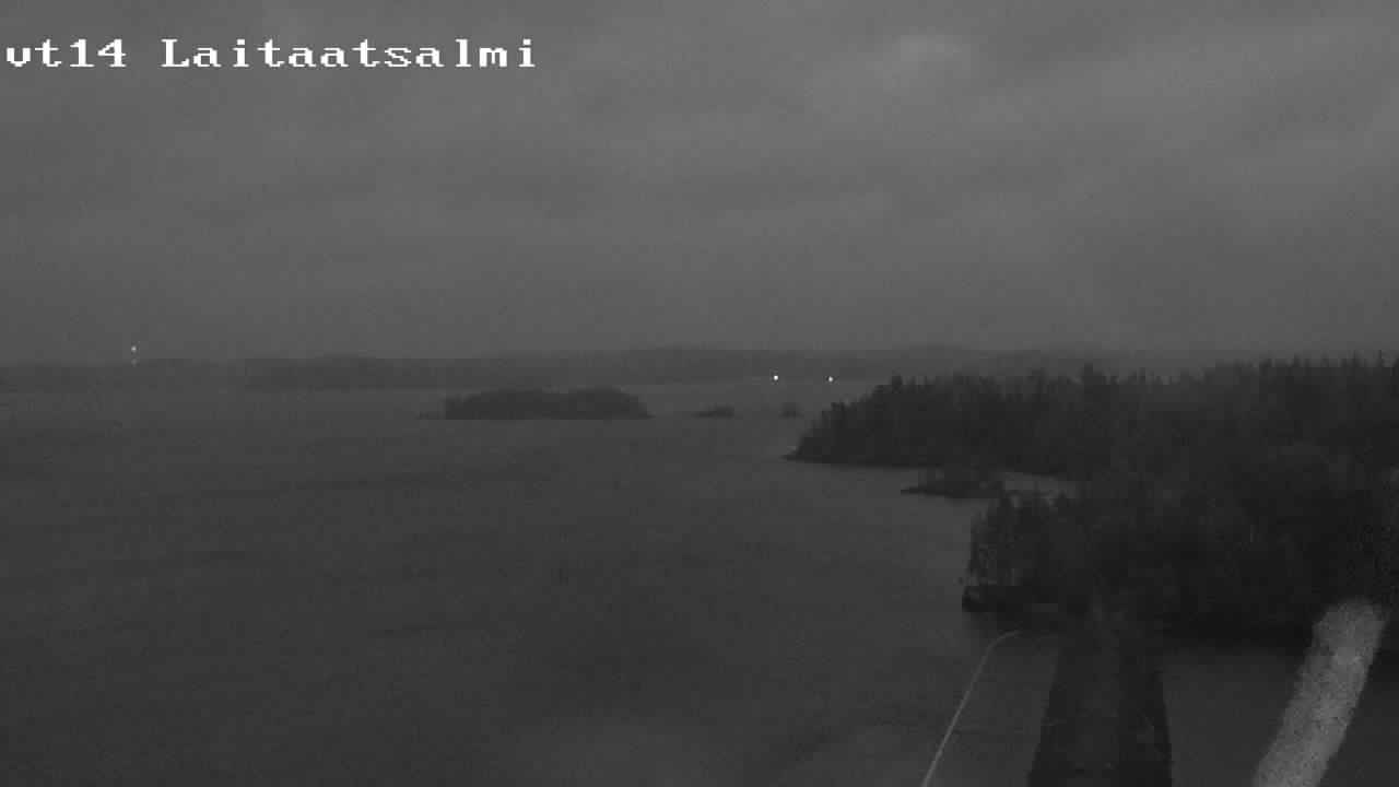 Weather Camera Image Road 14 Savonlinna, Laitaatsalmi, Savonlinna, Etelä-Savo