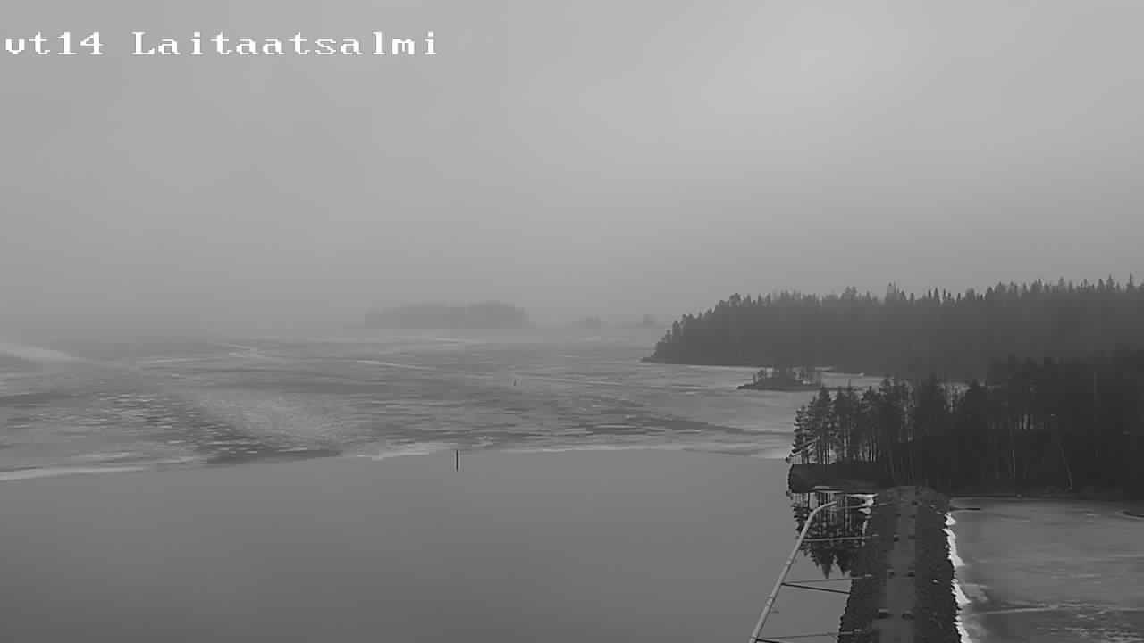 Weather Camera Image Väg 14 Nyslott, Laitaatsalmi, Savonlinna, Etelä-Savo