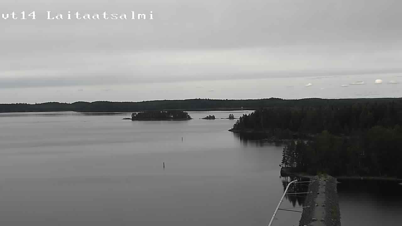 Weather Camera Image Väg 14 Nyslott, Laitaatsalmi, Savonlinna, Etelä-Savo