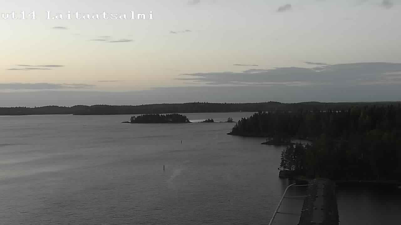 Weather Camera Image Road 14 Savonlinna, Laitaatsalmi, Savonlinna, Etelä-Savo