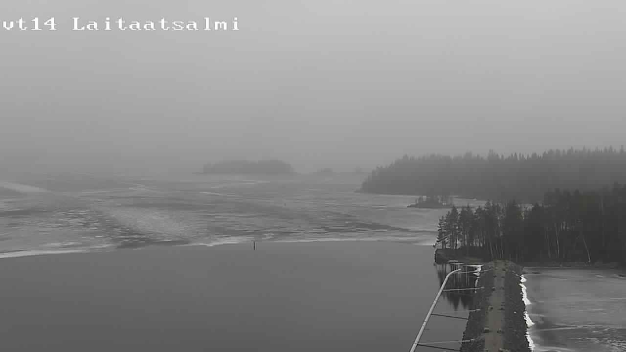 Weather Camera Image Väg 14 Nyslott, Laitaatsalmi, Savonlinna, Etelä-Savo