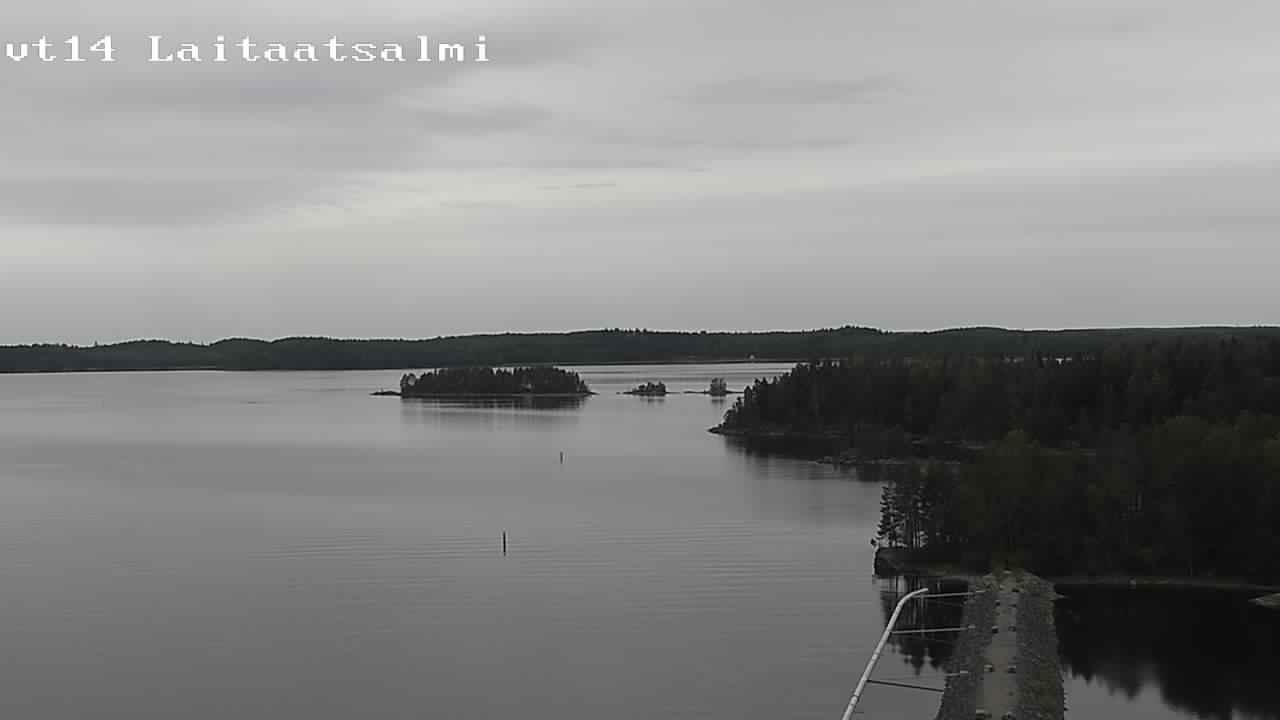 Weather Camera Image Väg 14 Nyslott, Laitaatsalmi, Savonlinna, Etelä-Savo