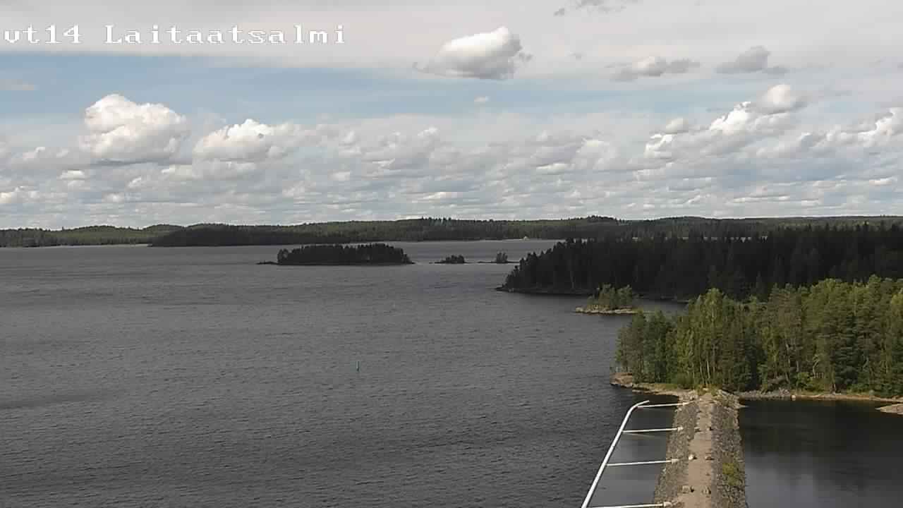 Weather Camera Image Road 14 Savonlinna, Laitaatsalmi, Savonlinna, Etelä-Savo