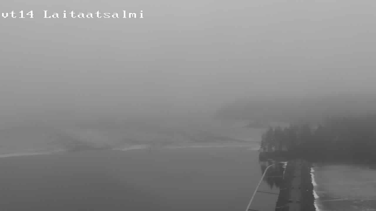 Weather Camera Image Road 14 Savonlinna, Laitaatsalmi, Savonlinna, Etelä-Savo