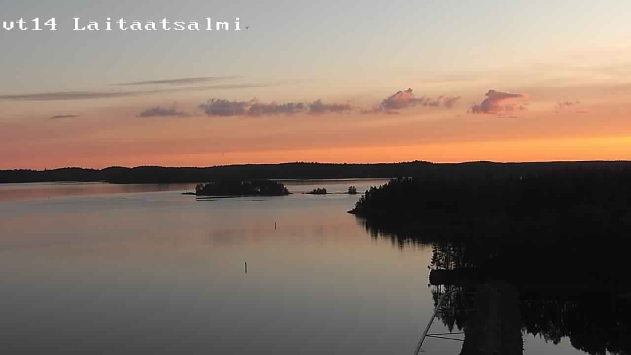 Weather Camera Image Road 14 Savonlinna, Laitaatsalmi, Savonlinna, Etelä-Savo